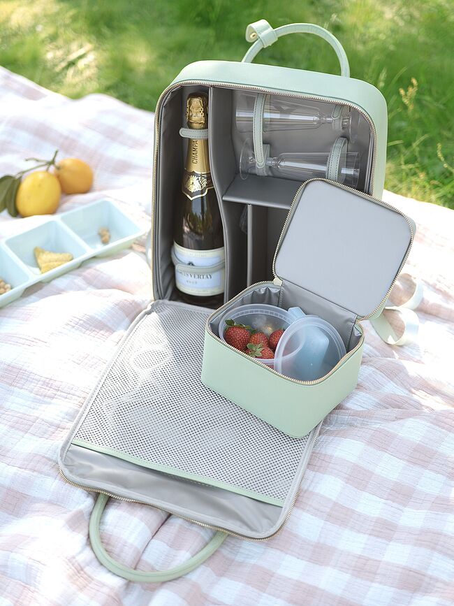 Stackers Picnic backpack sage green