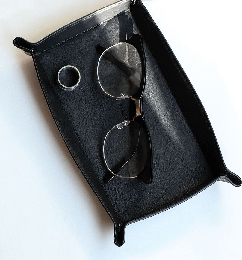 Stackers Vide-poche rectangulaire, noir