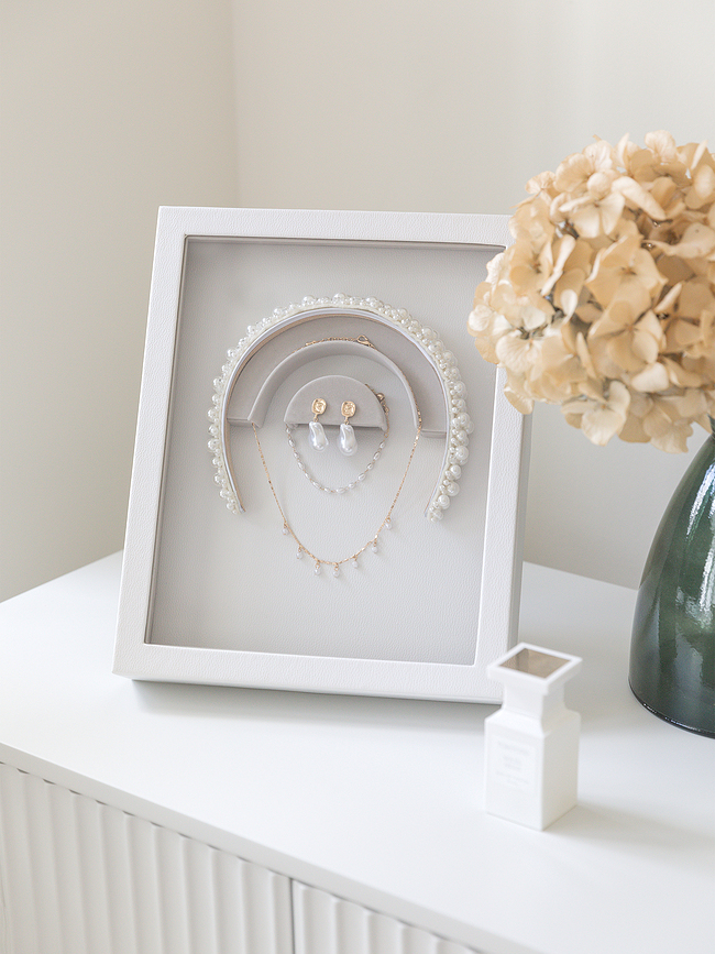 Stackers Plateau pour Bijoux, blanc