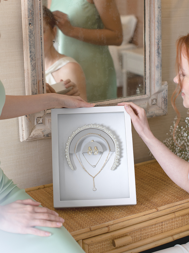 Stackers Plateau pour Bijoux, blanc