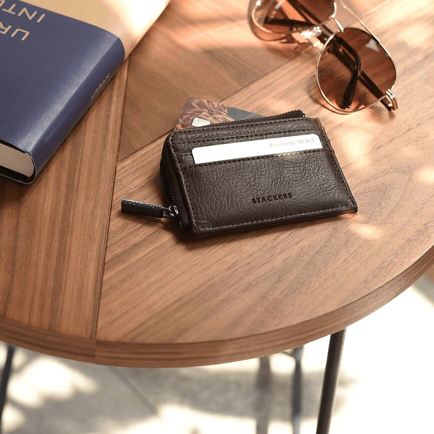 Stackers Étui à Documents zippé, marron