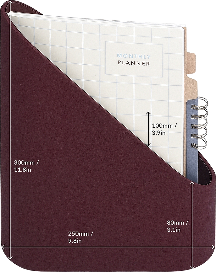 Stackers Porte-revues 25 x 33 cm, pistache, Lot de 2