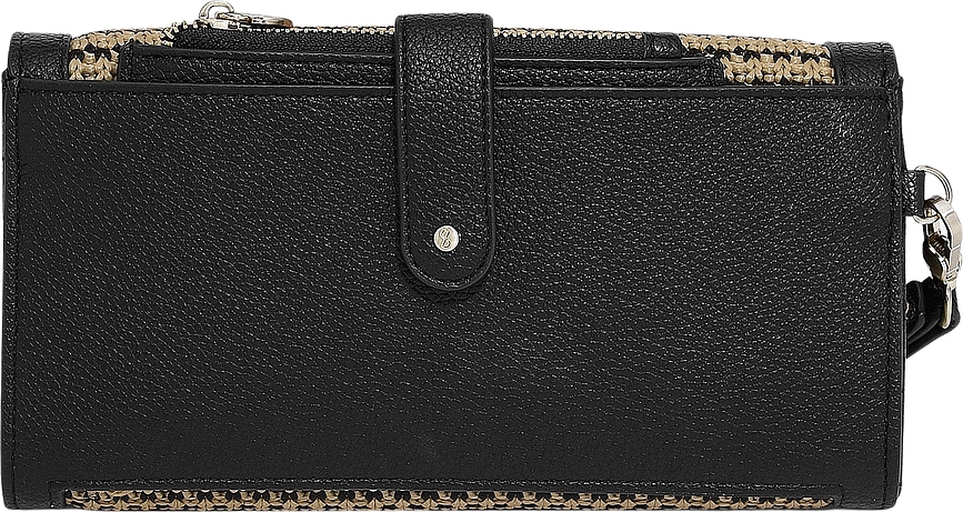 Stackers Raffia Pochette avec porte-cartes et miroir, rose clair