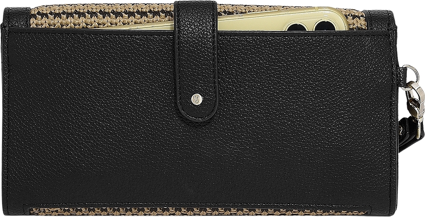 Stackers Raffia Pochette avec porte-cartes et miroir, rose clair