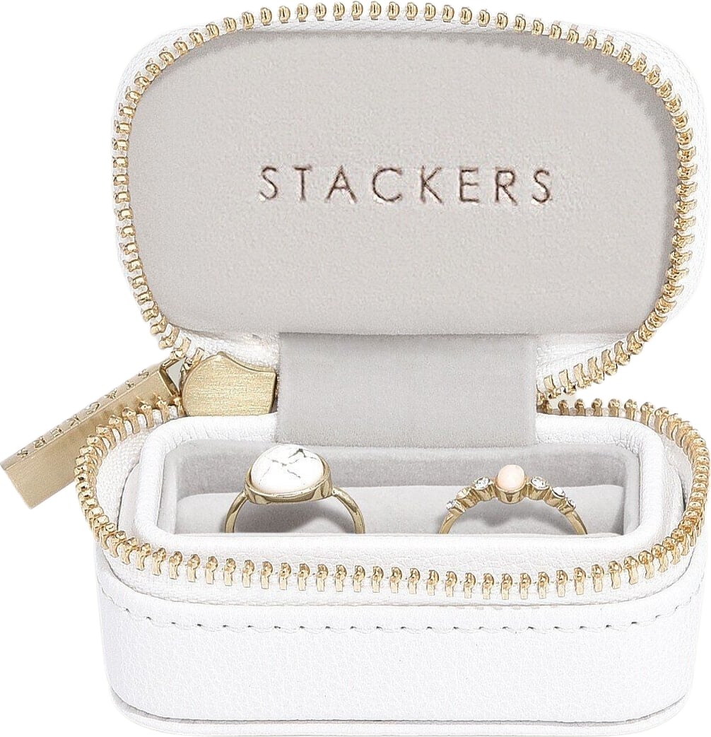 Stackers Reisebox für Ringe mini weiß