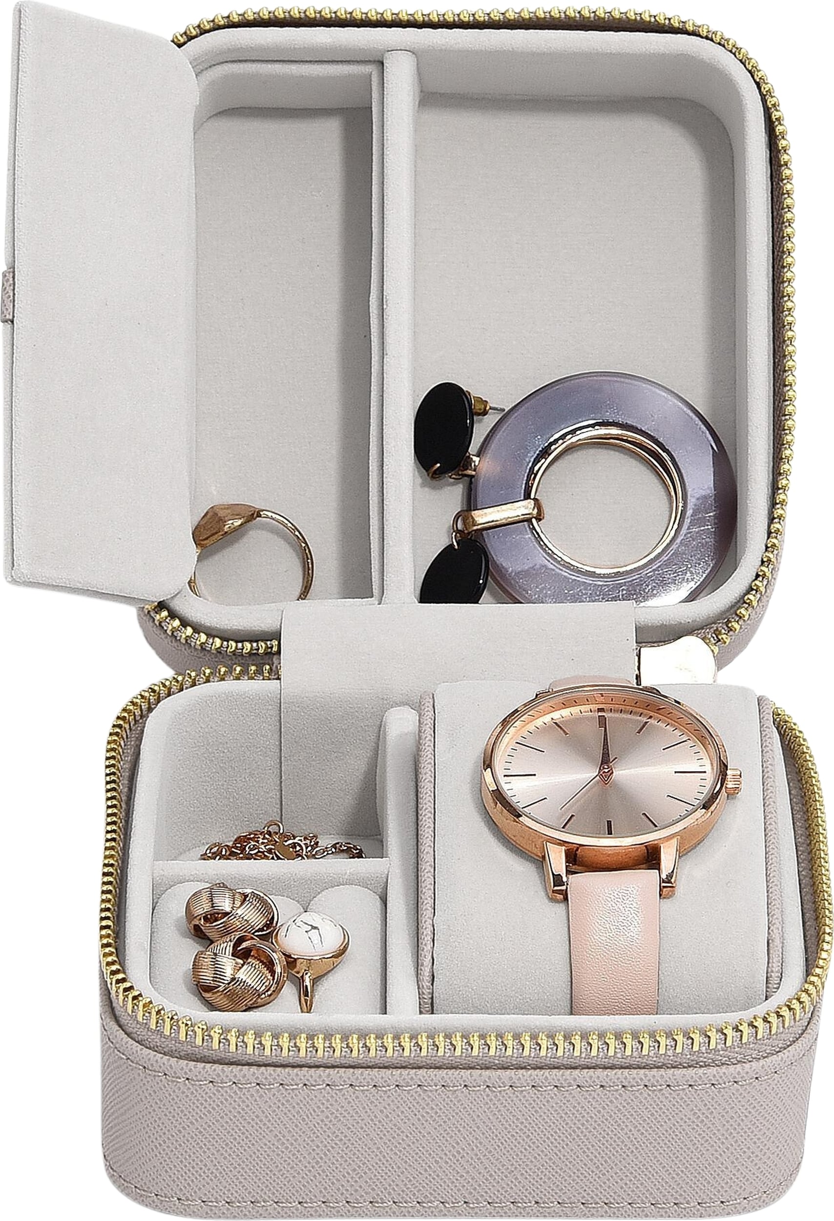 Stackers Reisebox für Uhren und Schmuck, taupe