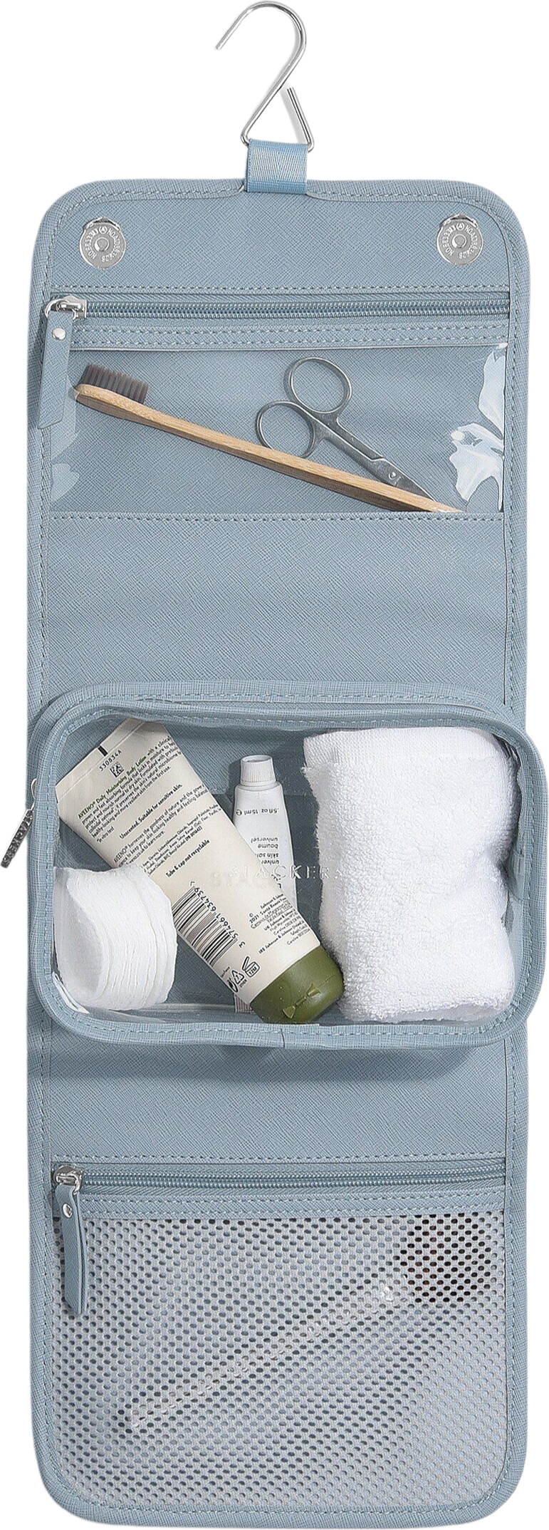 Stackers Reisekosmetiktasche zum Aufhängen graublau