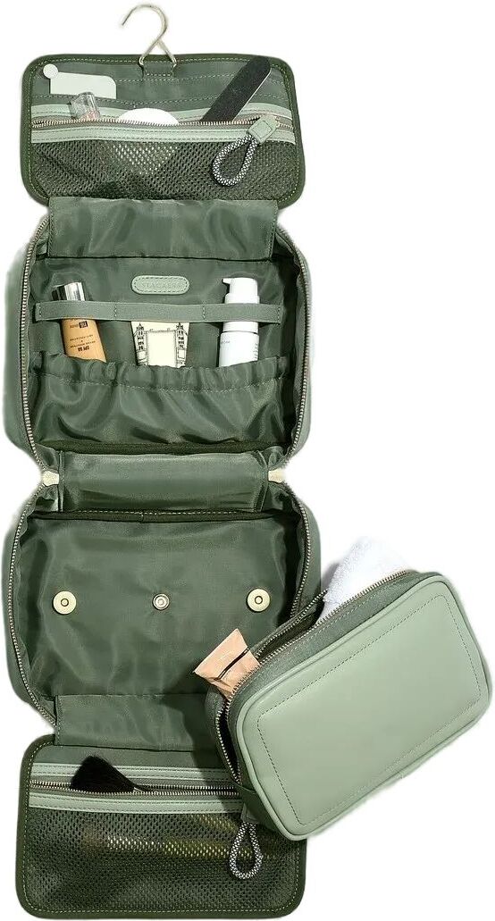 Stackers Reisekosmetiktasche zum Aufhängen grün aus Nylon
