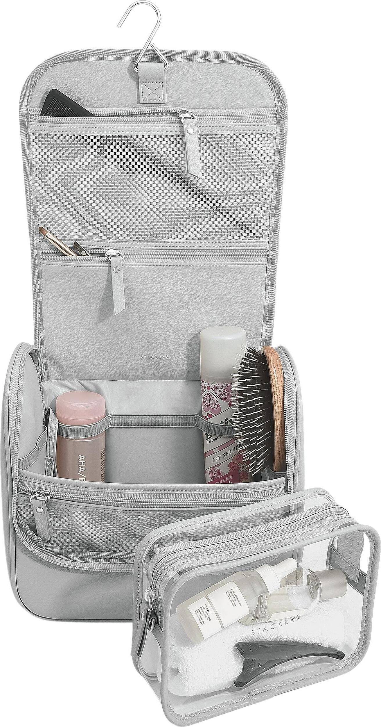 Stackers Reisekosmetiktasche zum Aufhängen Steingrau