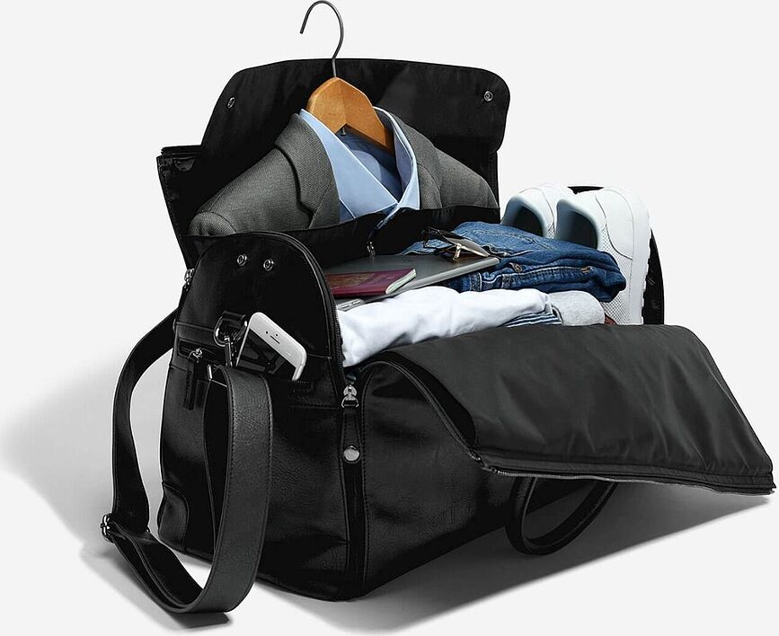 Stackers Sac Week-end pour homme, noir