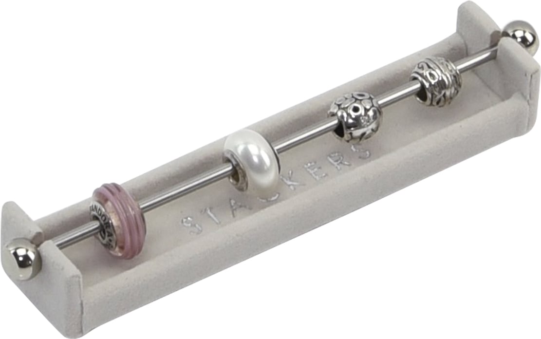 Stackers Schatulle für Charms hellgrau velvet
