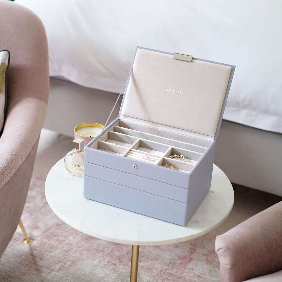 Kleines Reise Schmuckkästchen, Schmuckschatulle Organizer