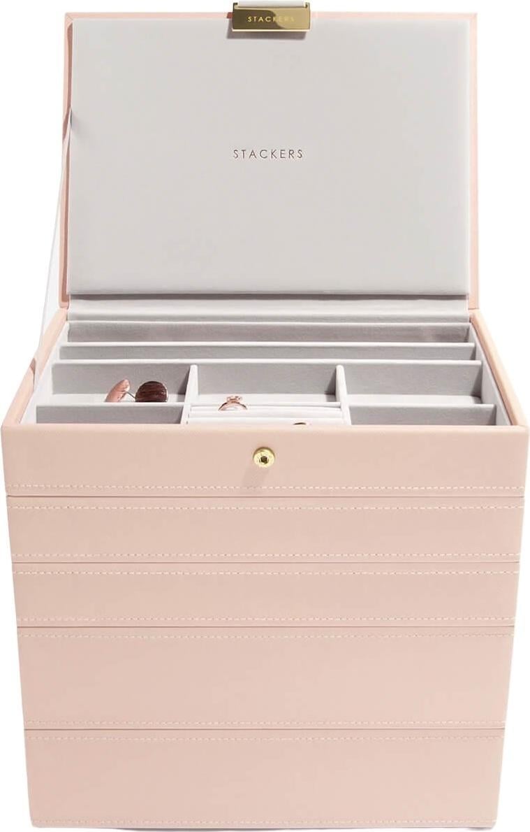Stackers Schmuckkästchen classic fünfteilig rosa