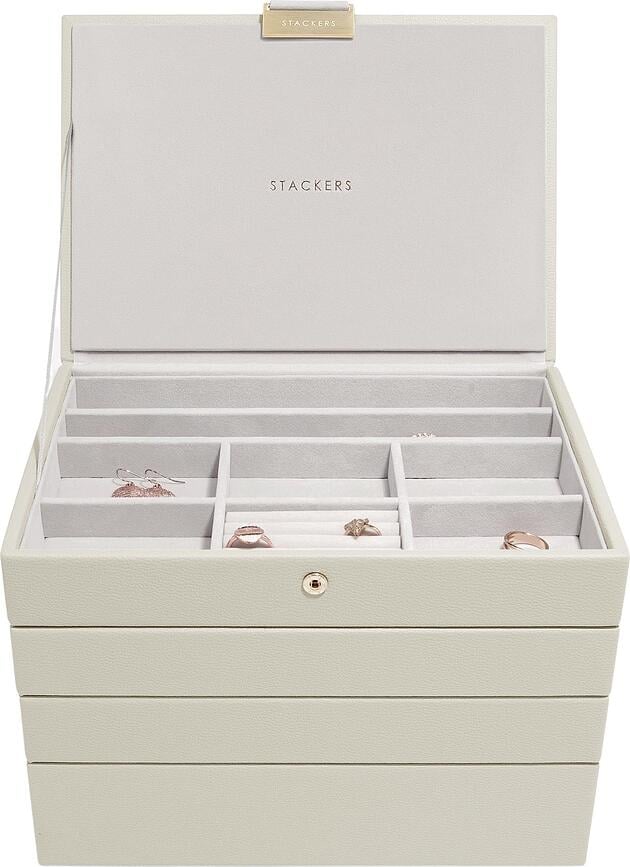 Stackers Schmuckkästchen classic vierfach hellbeige