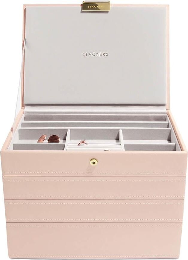 Stackers Schmuckkästchen classic vierfach rosa