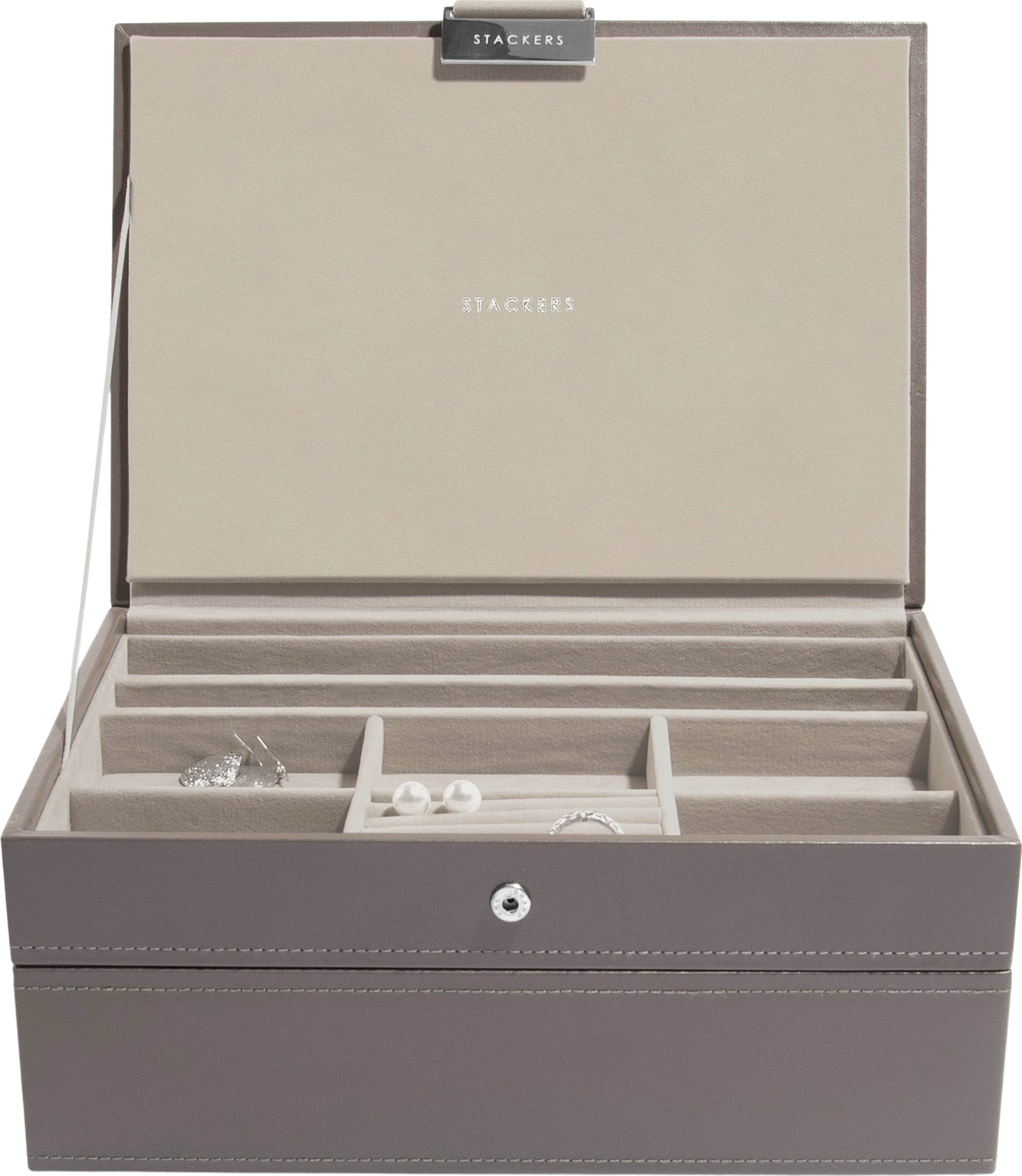 Stackers Schmuckkästchen doppelt Classic, braun