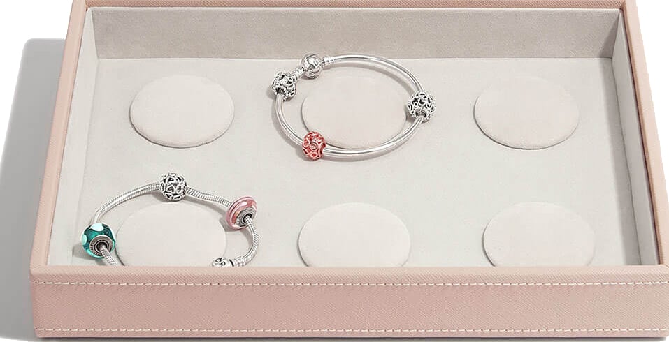 Stackers Schmuckkästchen für Armbänder Charms classic hellrosa