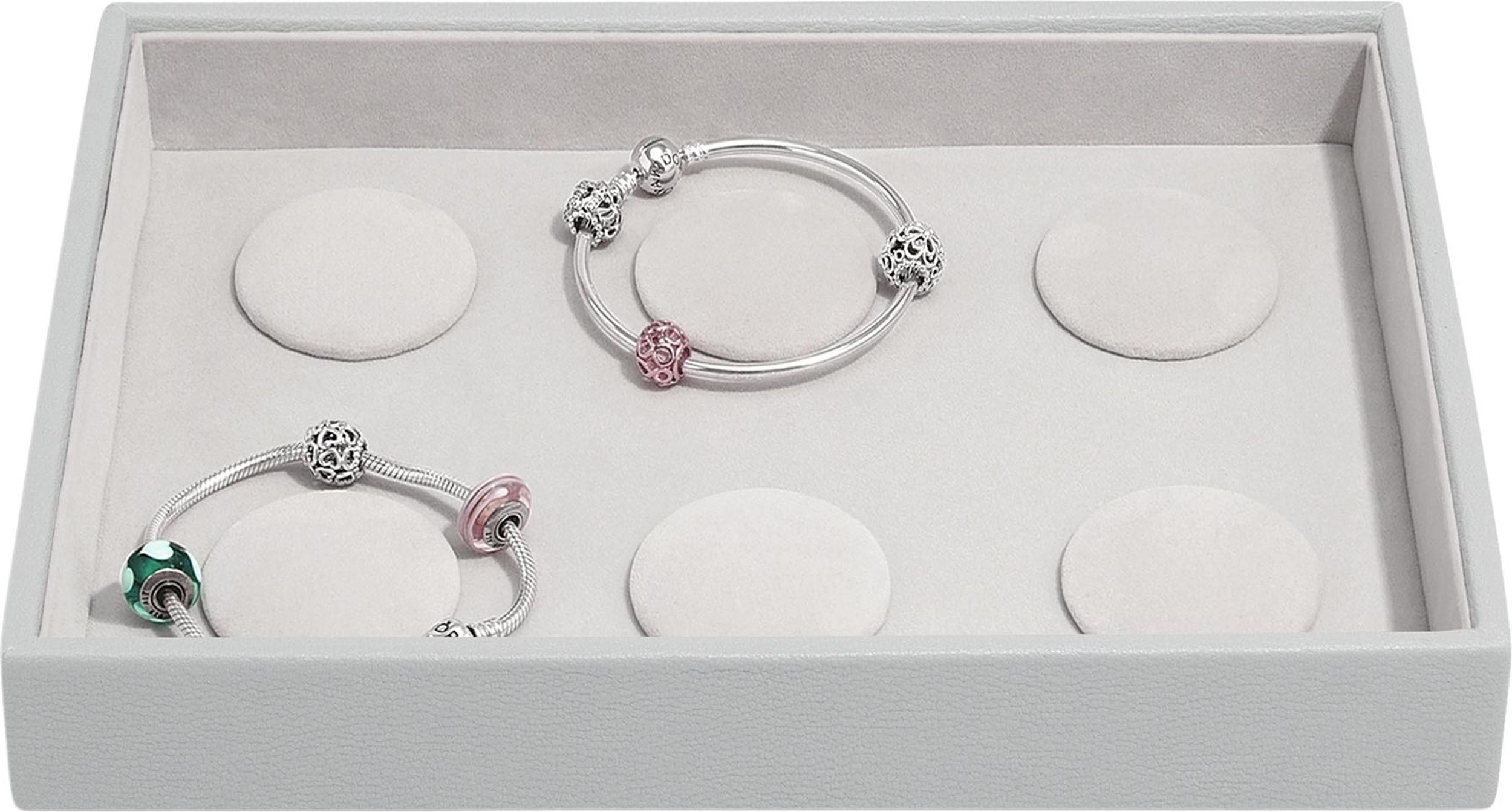 Stackers Schmuckkästchen für Armbänder Charms classic Steingrau