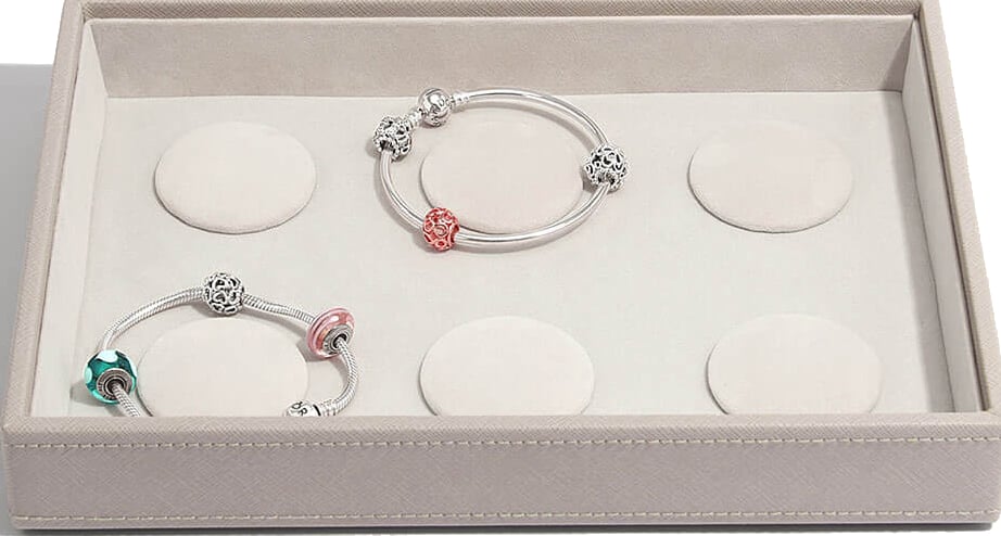 Stackers Schmuckkästchen für Armbänder Charms classic taupe