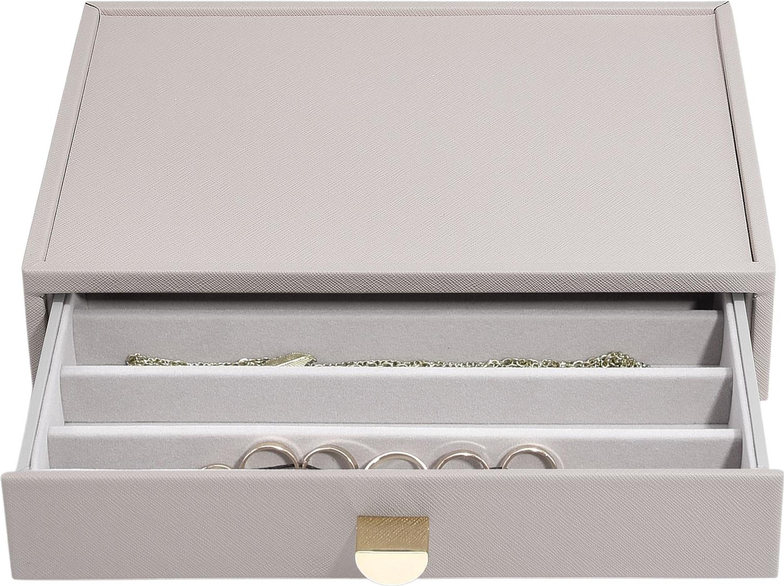 Stackers Schmuckkästchen für Halsketten classic taupe mit Schublade