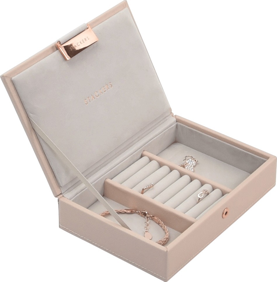 Stackers Schmuckkästchen mini hellrosa mit Deckel