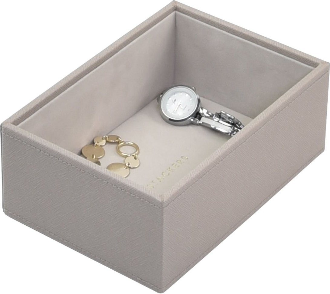 Stackers Schmuckkästchen mini open taupe