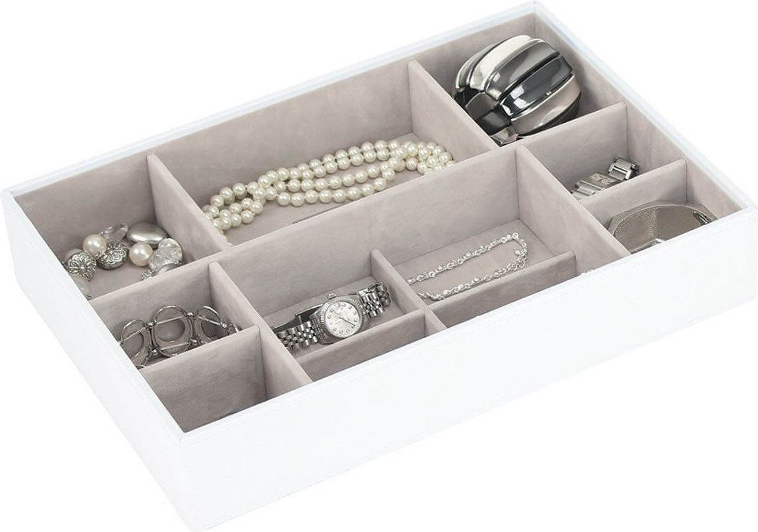 Stackers Schmuckkästchen supersize 11-Fächer weiß-beige