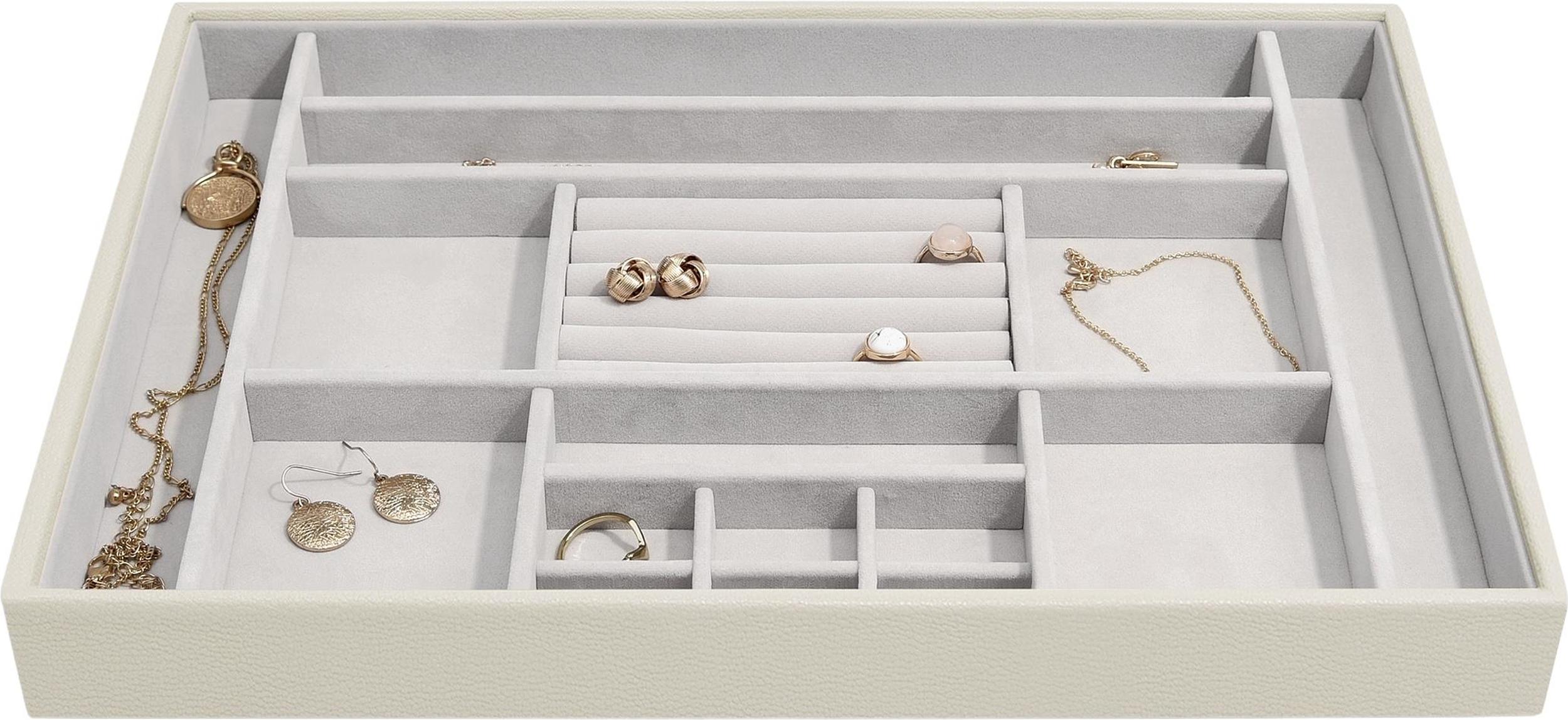 Stackers Schmuckkästchen supersize 16-Fächer hellbeige