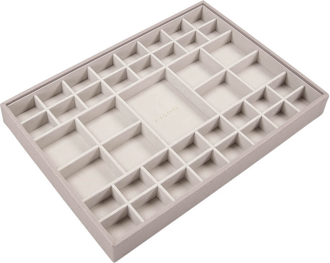 Stackers Schmuckkästchen supersize 41-Fächer velvet taupe