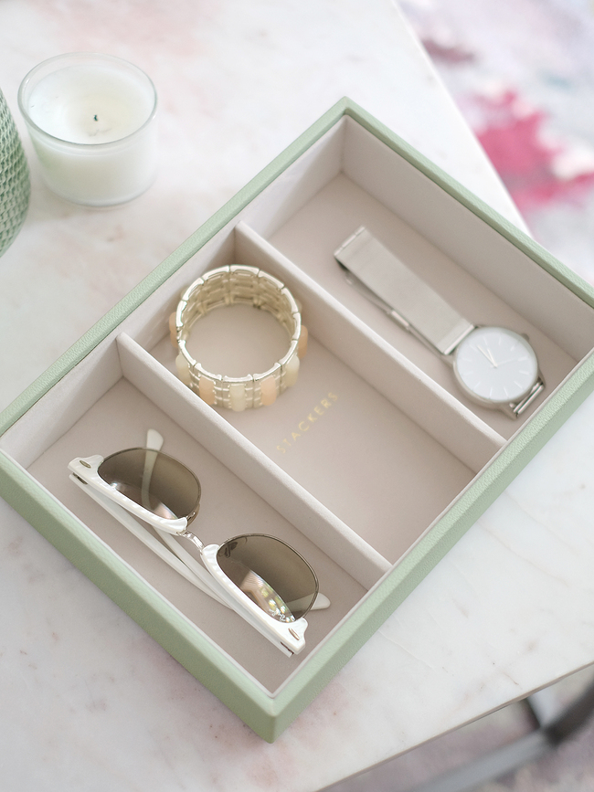 Stackers Dvojna škatla za nakit Classic, taupe