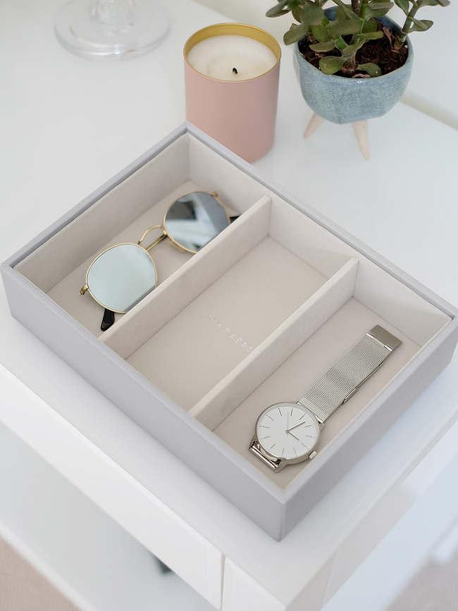 Stackers Dvojna škatla za nakit Classic, taupe