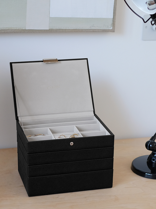 Stackers Classic Škatla za nakit, štiridelna, taupe