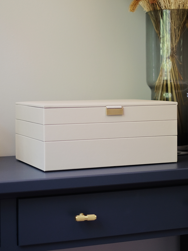 Stackers Škatla za nakit trojna, super velika, taupe