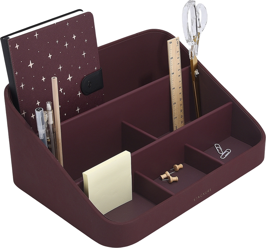 Stackers Organizator za stol 25 x 33 cm bordo