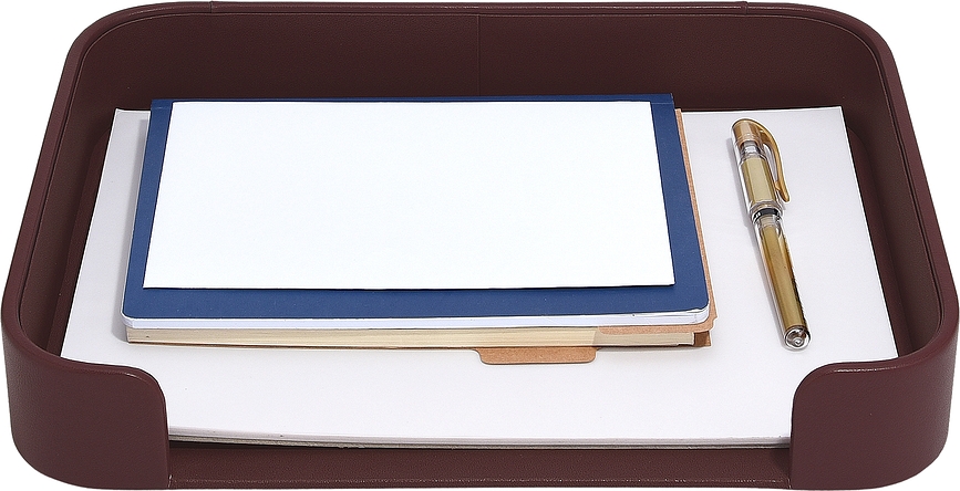 Stackers Organizator za stol s pretincem za pisma i dokumente 25 x 33 cm smaragdni Set od 2 dijela