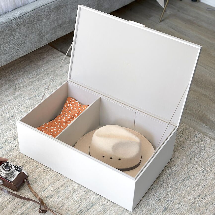 Stackers Storage box supersize 3 chambers taupe