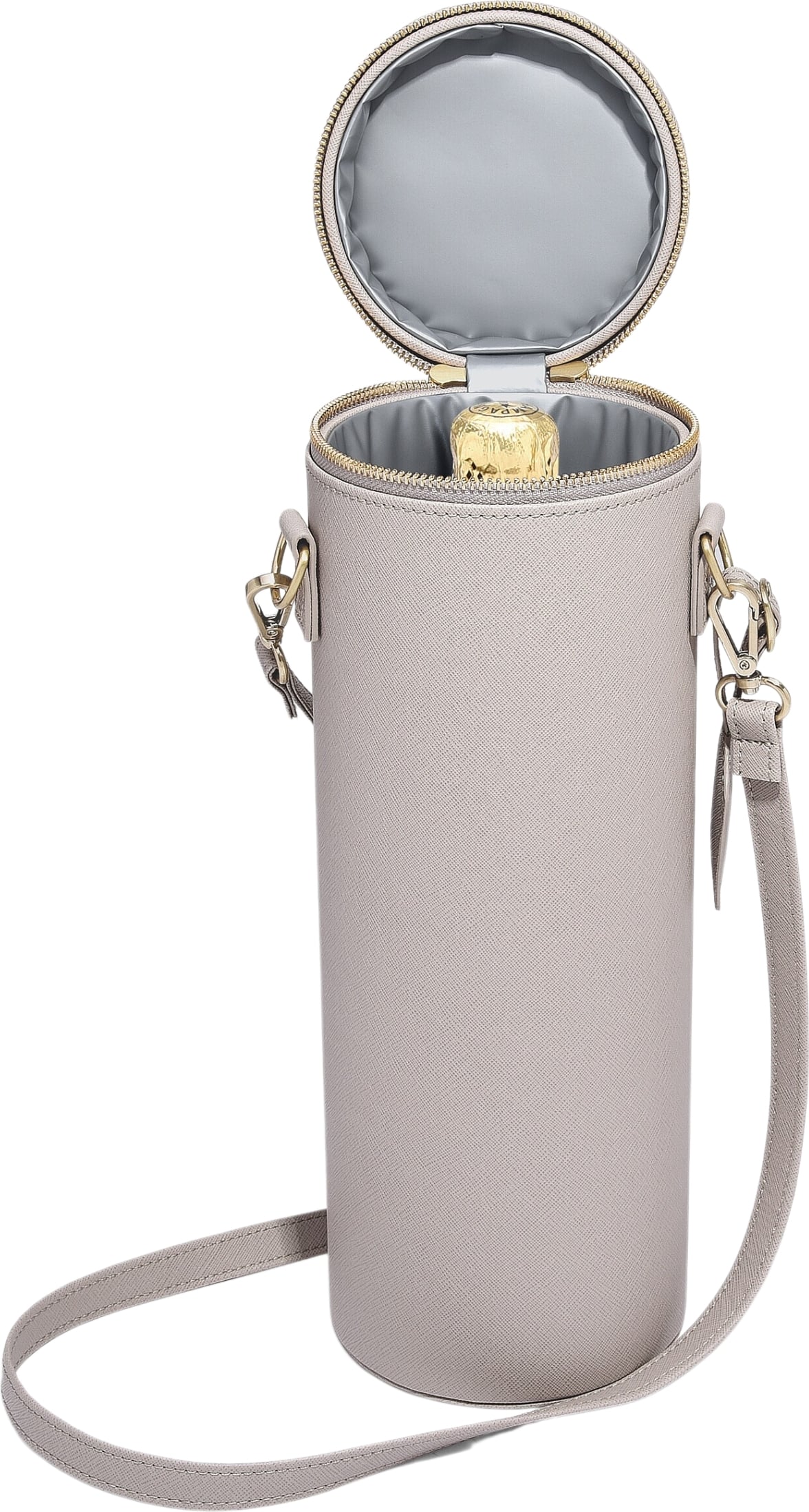 Stackers Tasche für Champagnerflasche taupe