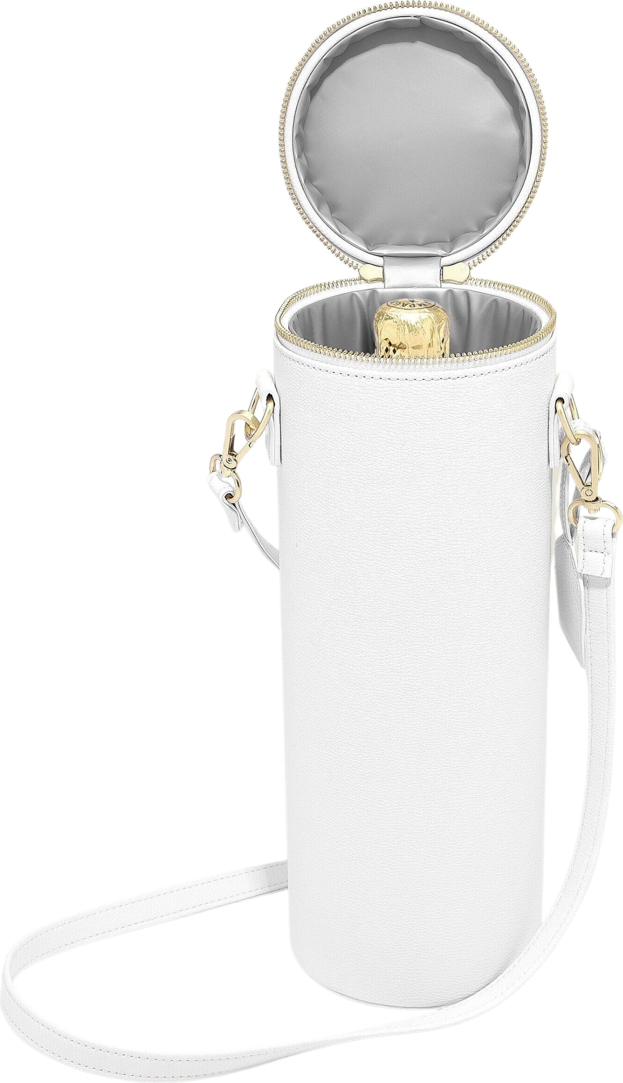 Stackers Tasche für Champagnerflasche weiß