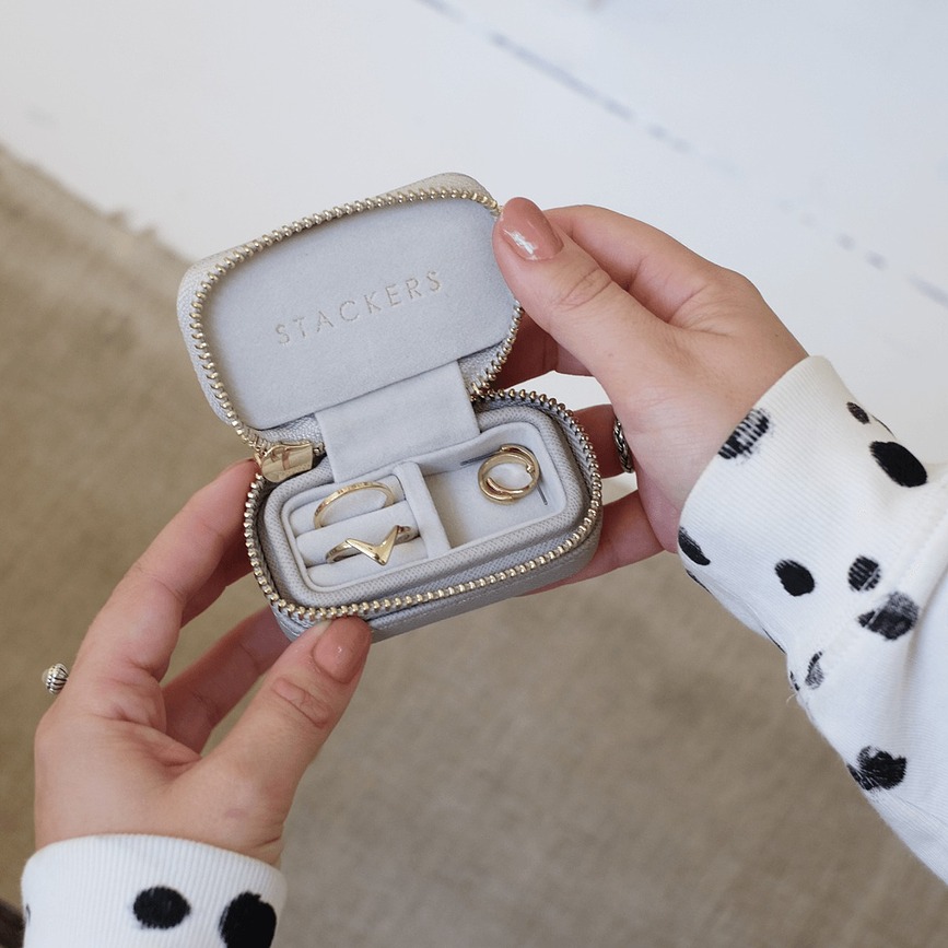 Stackers Travel Boîte à Bijoux de Voyage petite, lavande
