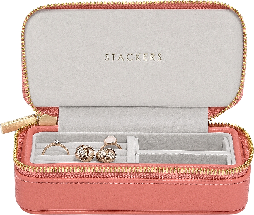 Stackers Travel Classic Boîte à Bijoux de Voyage, pamplemousse