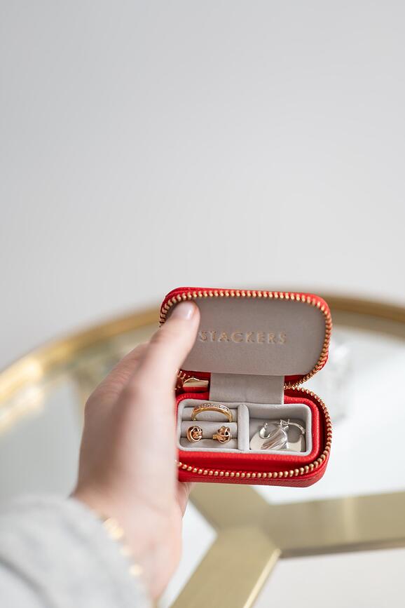 Stackers Travel Kutija za nakit putna petite kameno siva