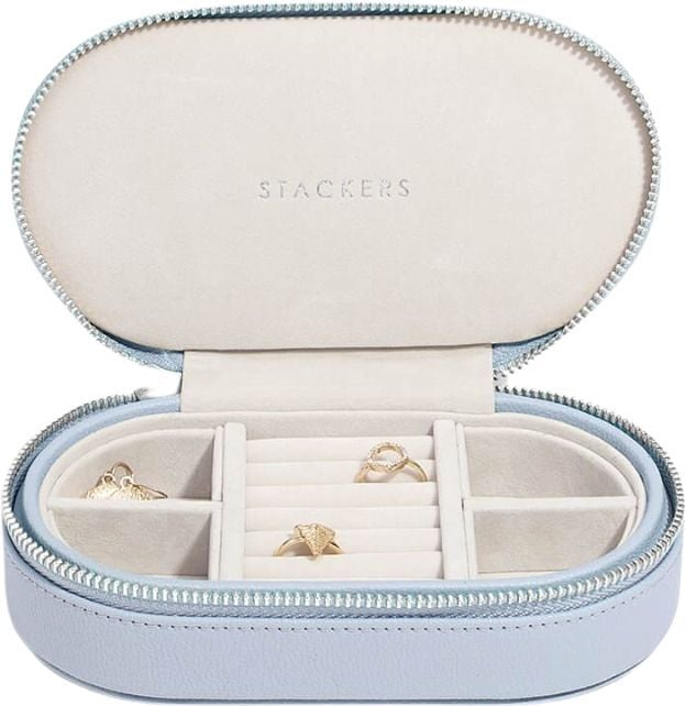 Stackers Travel Schmuck-Reisekästchen oval lavendelfarbig