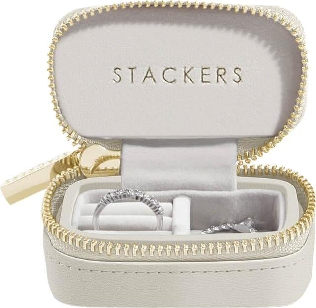 Stackers Travel Schmuck-Reisekästchen petite hellbeige