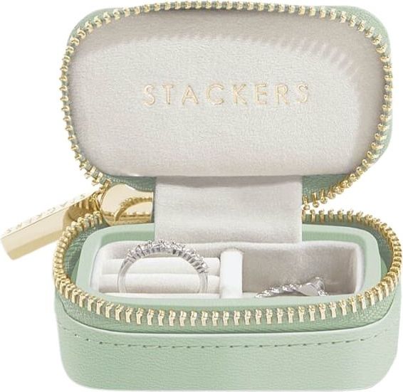 Stackers Travel Schmuck-Reisekästchen petite salbeigrün