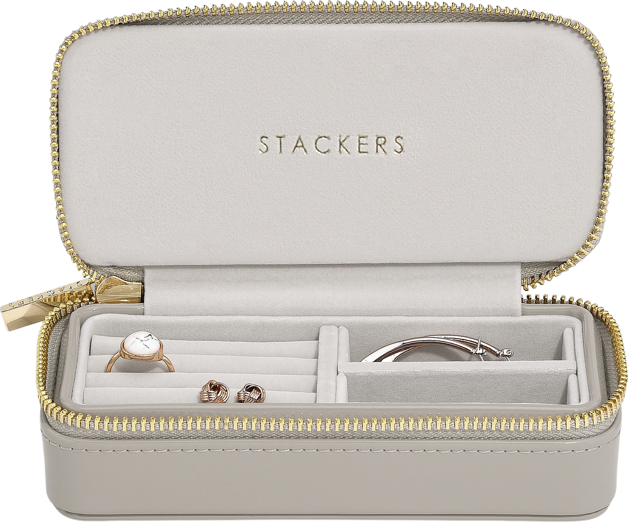 Stackers Travel Schmuckkästchen classic putty