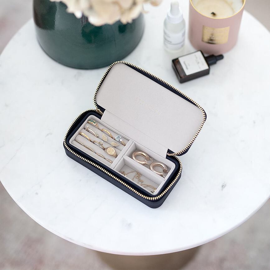 Stackers Travel Škatla za nakit potovalna, Medium, taupe