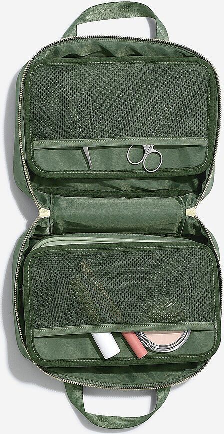 Stackers Trousse de Toilette suspendue, gris-beige, en nylon