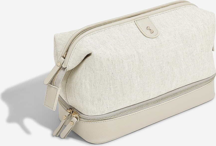 Stackers Trousse, en lin, beige clair