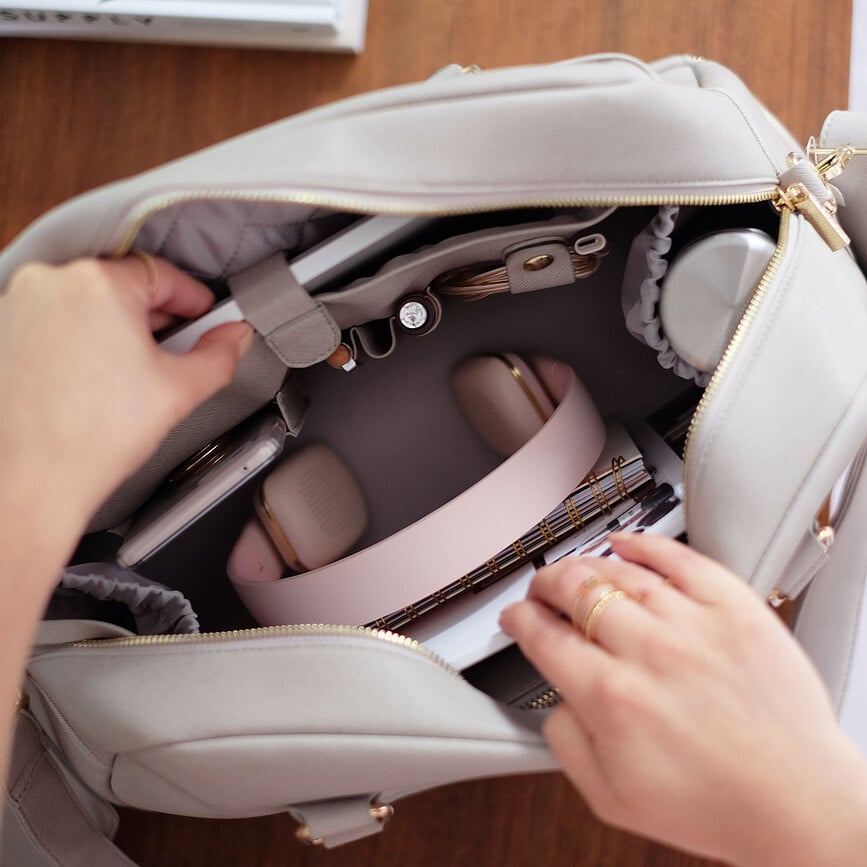 Stackers Γυναικεία Τσάντα, ανοιχτό ροζ