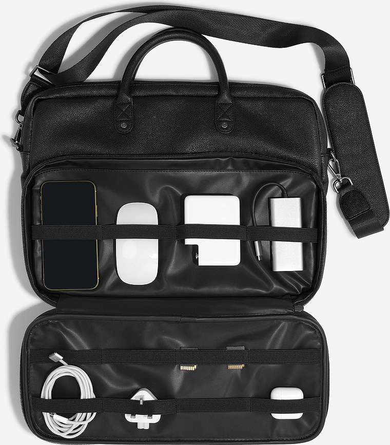 Stackers Τσάντα Laptop, 16 ιντσών, μαύρη